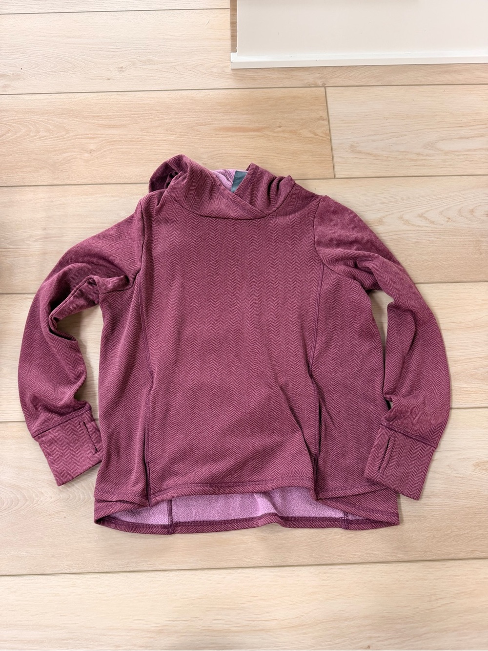 Champion Girls' Maroon Pullover Hoodie